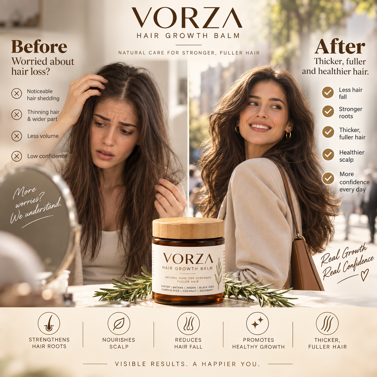 VORZA Hair Growth Balm